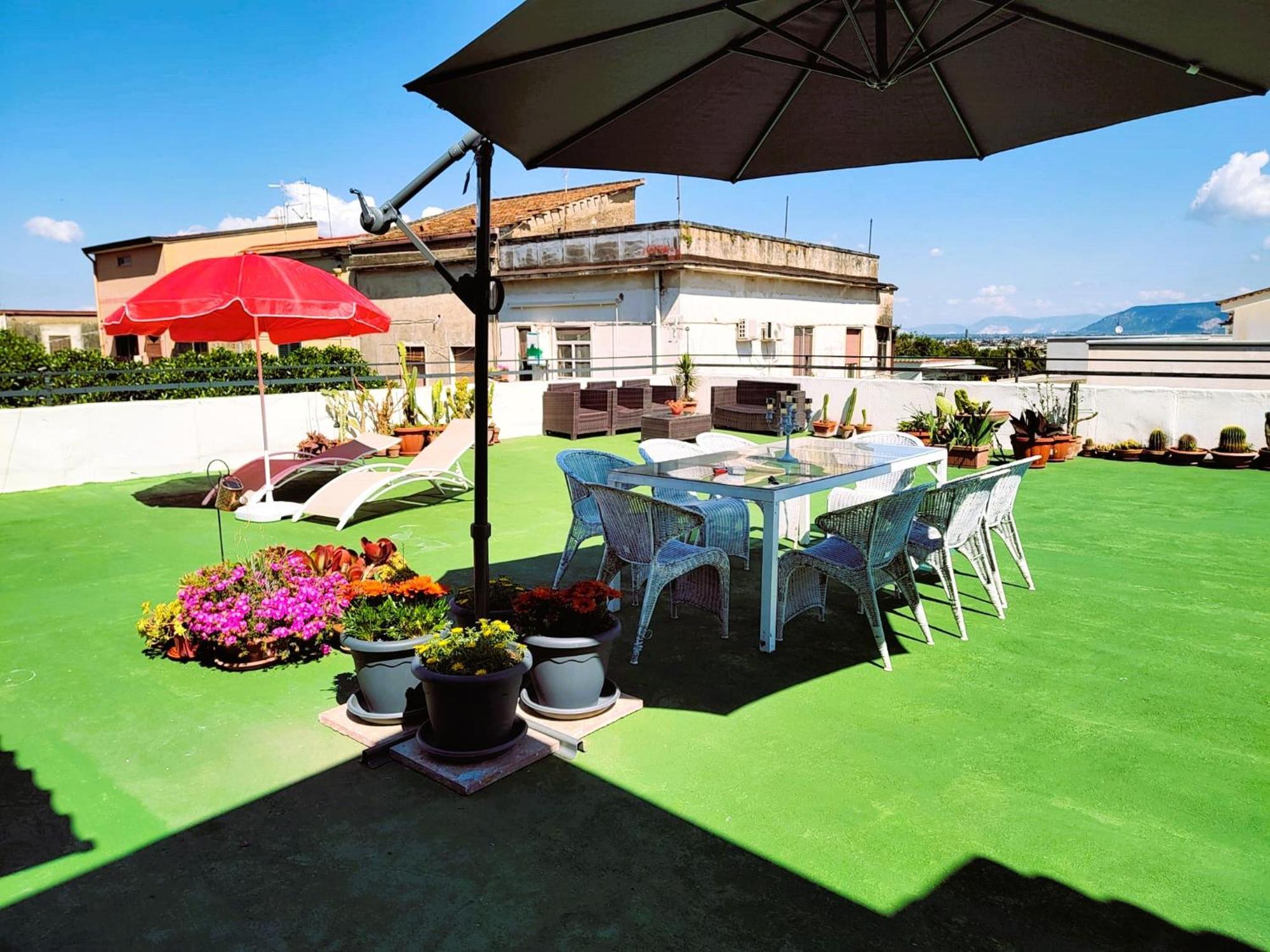 Вилла Palazzo Di Donna Panoramic Terraces And Private Parking Strategic To Amalfi Coast, Pompei, Napoli Sant'Egidio del Monte Albino Экстерьер фото