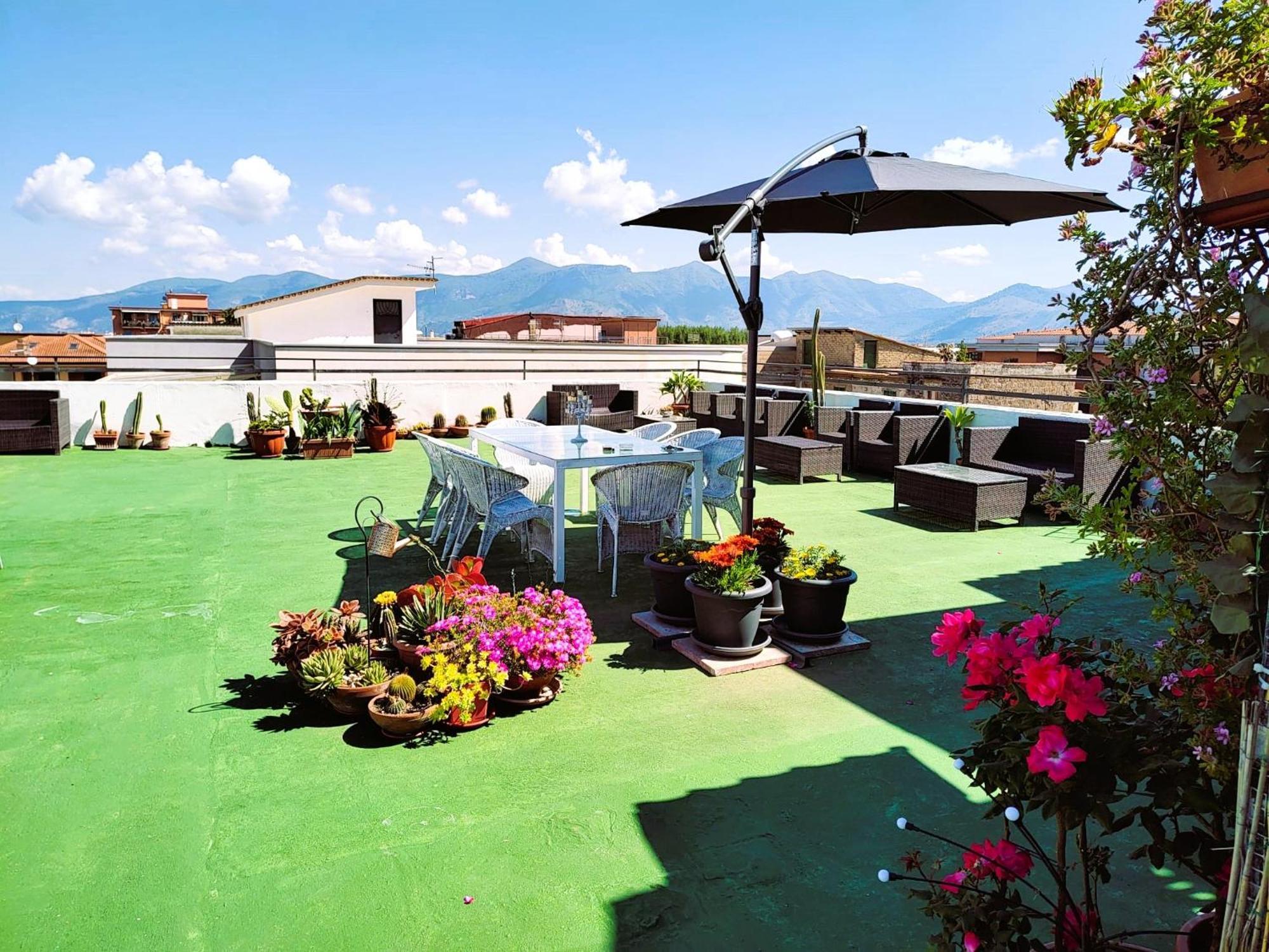 Вилла Palazzo Di Donna Panoramic Terraces And Private Parking Strategic To Amalfi Coast, Pompei, Napoli Sant'Egidio del Monte Albino Экстерьер фото