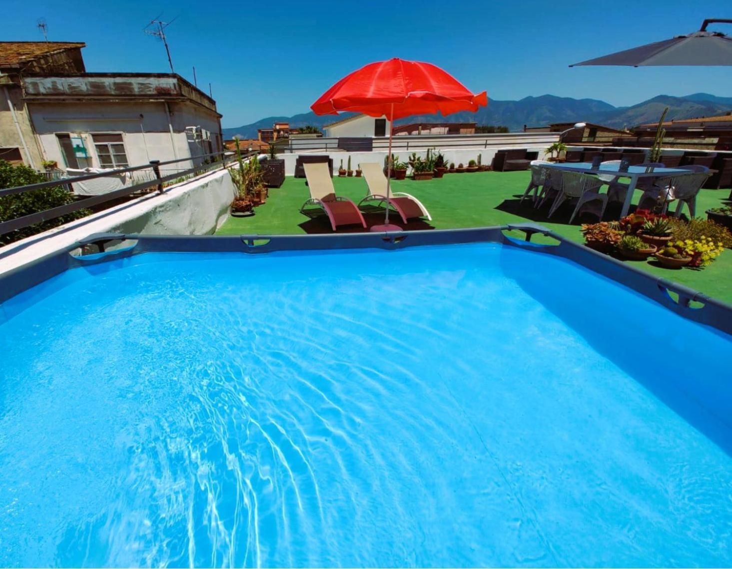 Вилла Palazzo Di Donna Panoramic Terraces And Private Parking Strategic To Amalfi Coast, Pompei, Napoli Sant'Egidio del Monte Albino Экстерьер фото
